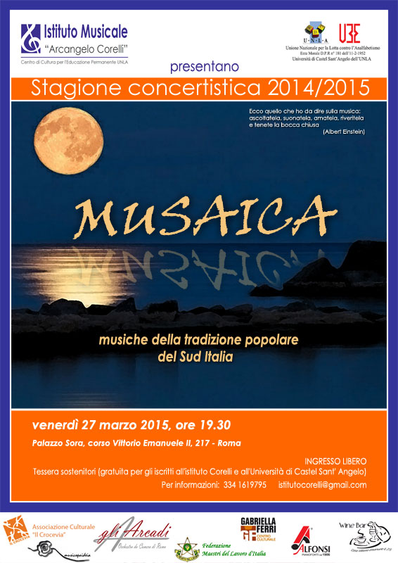 27 marzo 2015 locandina concerto Musaica
