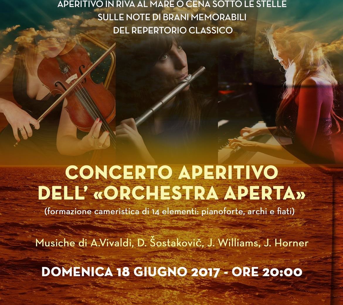 2017 Locandina concerto Orchestra aperta 18 giugno RizCafé Ostia
