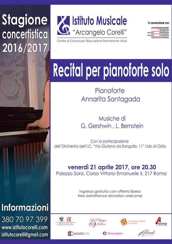 2017 locandina concerto Santagada Recital pianoforte solo 21 aprile