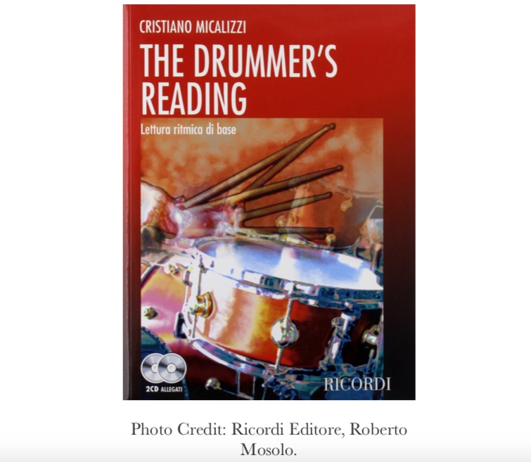 The drummer's reading
