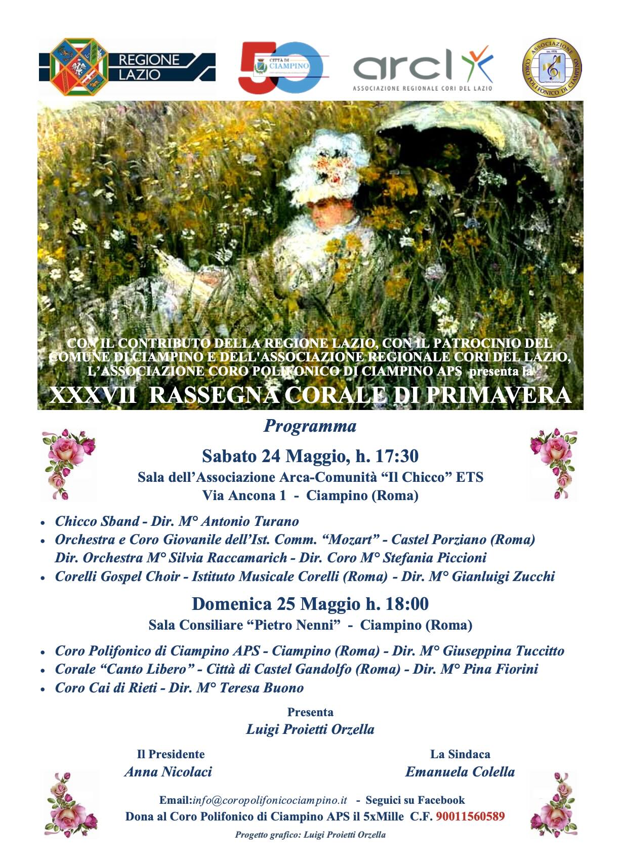 37a Rassegna corale di Primavera