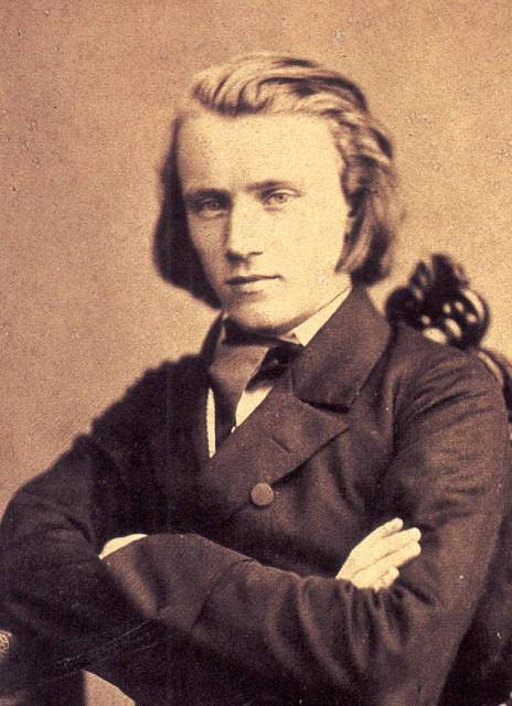 Johannes Brahms nel 1853