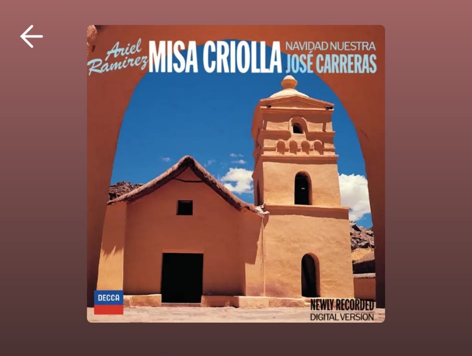 Misa Criolla Navidad Nuestra José Carreraras
