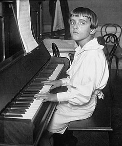 Nino Rota a 12 anni, foto del 1923