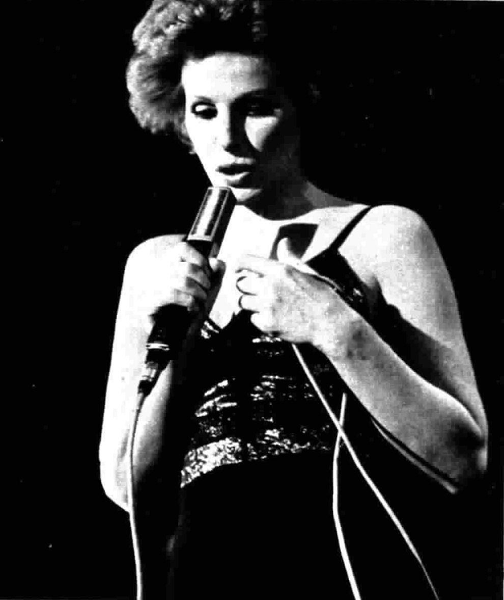 Ornella Vanoni da Radiocorriere gennaio 1974 da autore sconosciuto