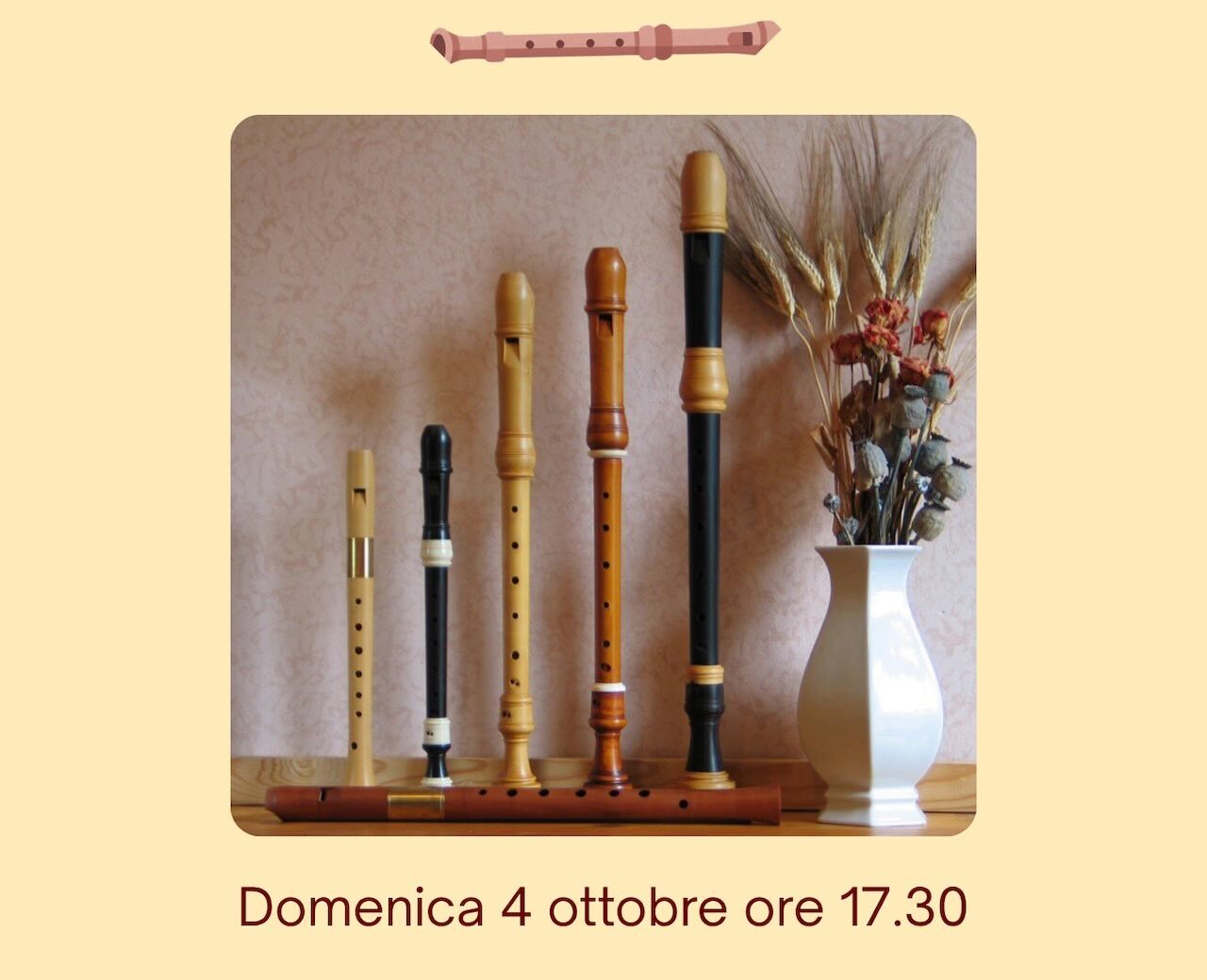 Concerto alla scoperta della famiglia del flauto dolce