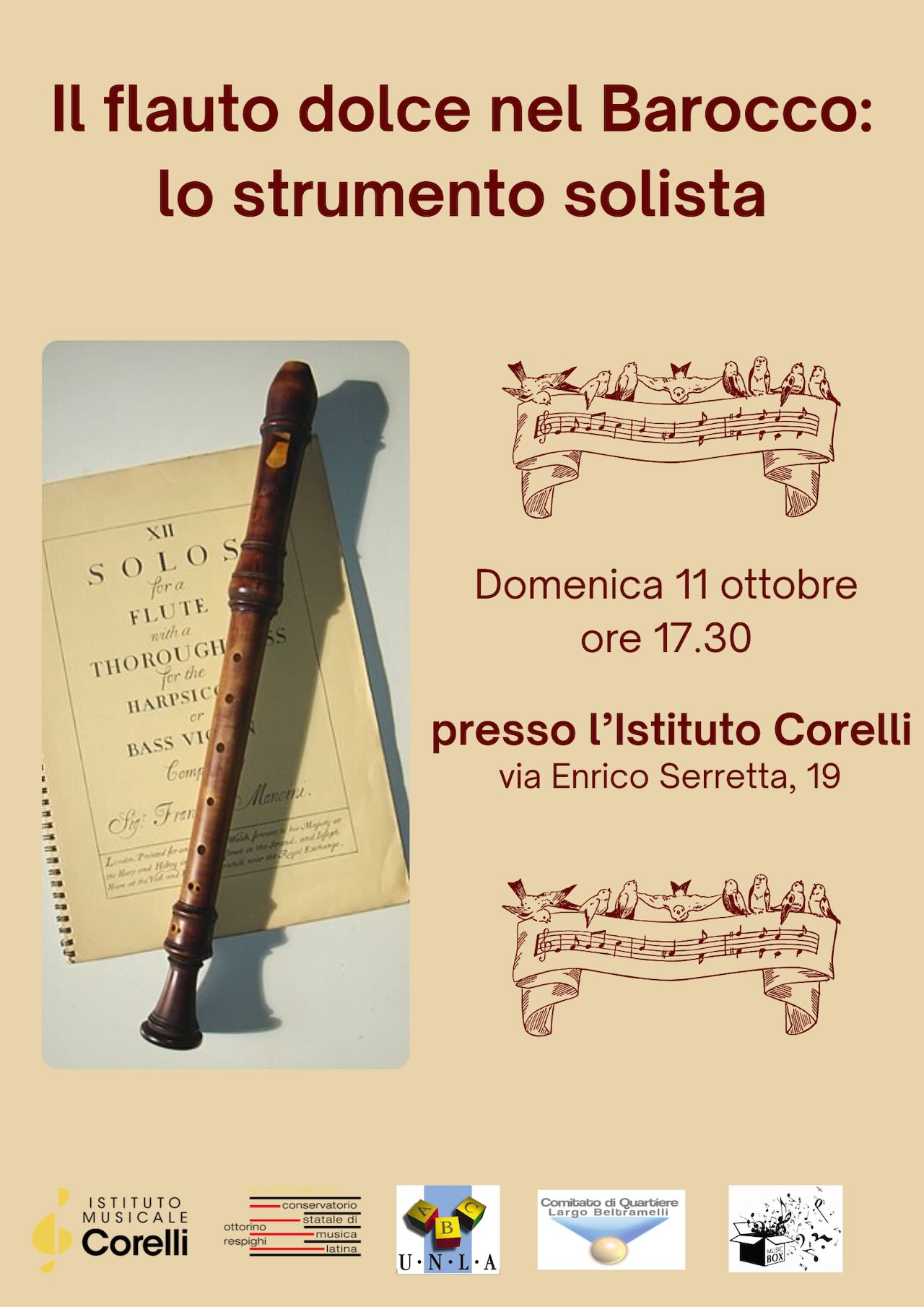 Concerto il flauto dolce nel barocco